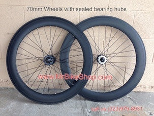 70mm Black Wheels - Image 3