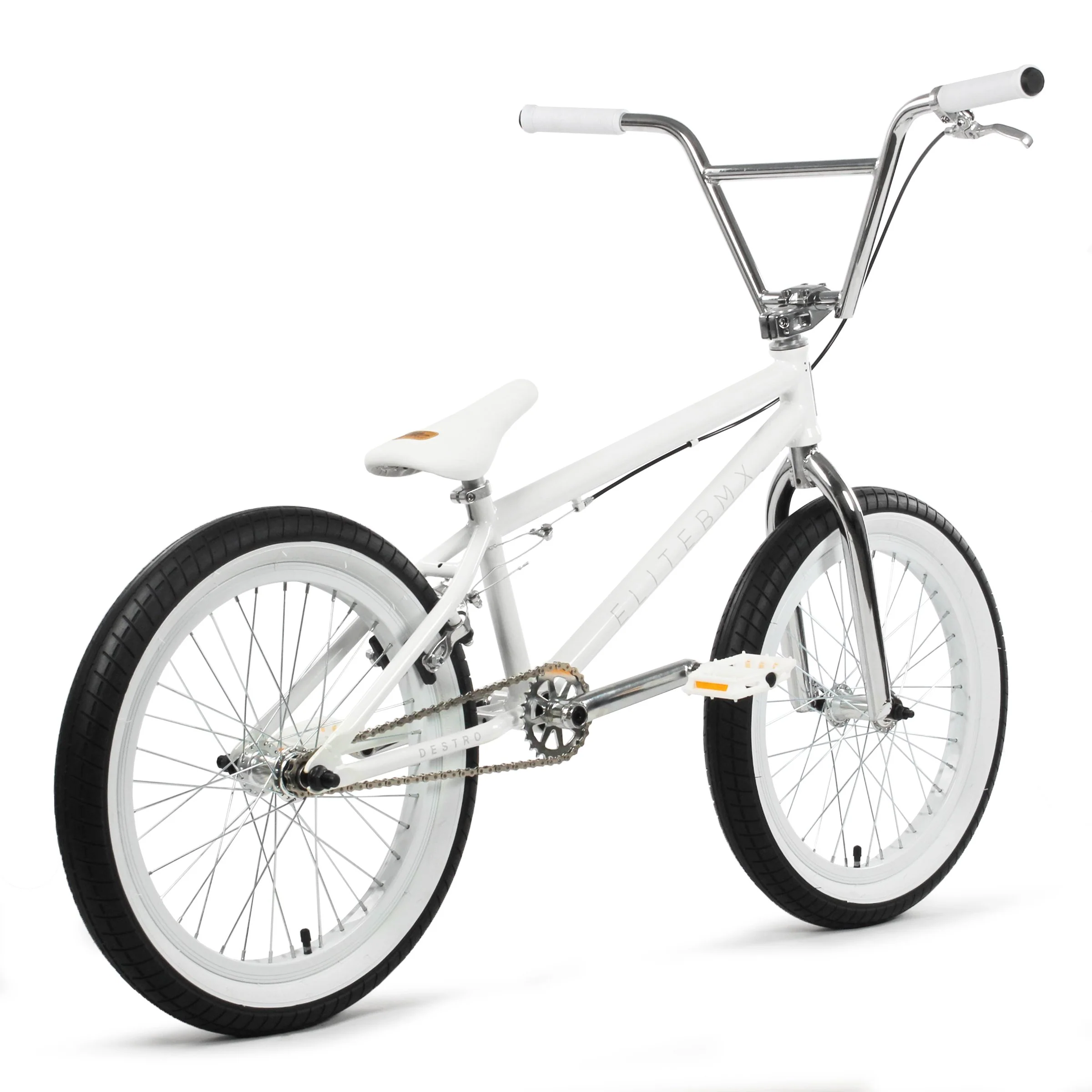 Elite BMX Destro White Chrome - Image 3