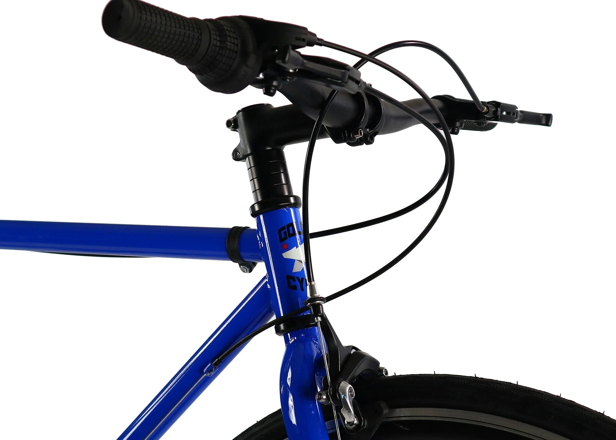 Golden Velo 7 Urban Commuter Bike Blue - Image 3